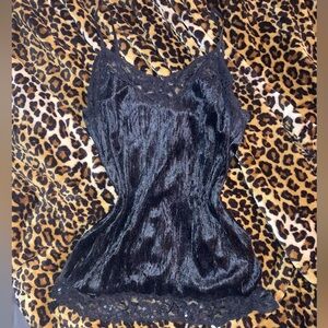 No Boundaries Black Lace Trim Cami